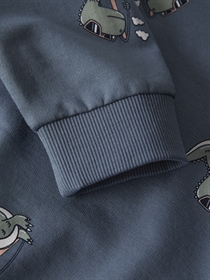 NAME IT Sweatshirt Vermo Blue Mirage Dino Surf